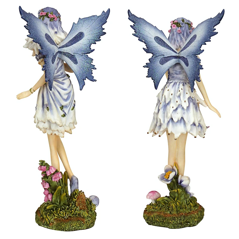 Design Toscano Poppy & Meadow the Windforest Fairies Statue Set