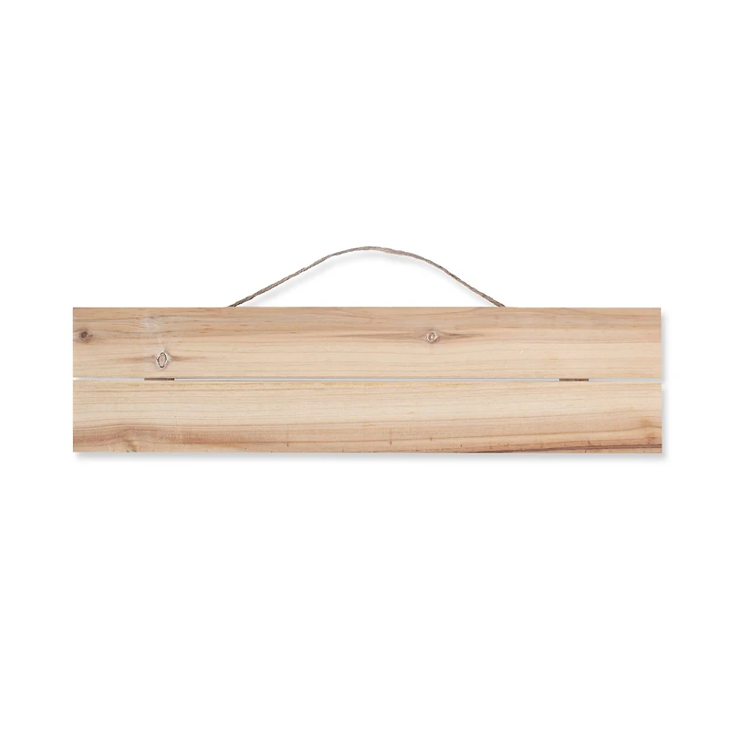 6 Pack: 5" x 20" Wood Slats Plaque by Make Market®