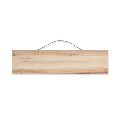 6 Pack: 5" x 20" Wood Slats Plaque by Make Market®