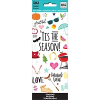 Me & My Big Ideas Stickers-Tis The Season, 382/Pkg