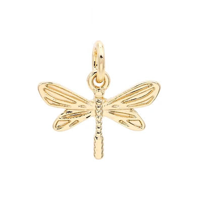 14K Gold Plated Dragonfly Charm by Bead Landing™