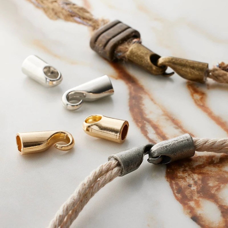 7mm Cord End Cap Closure Sets by Bead Landing™