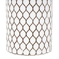 White Metal Tall Trellis Floor Vase, 3ct.