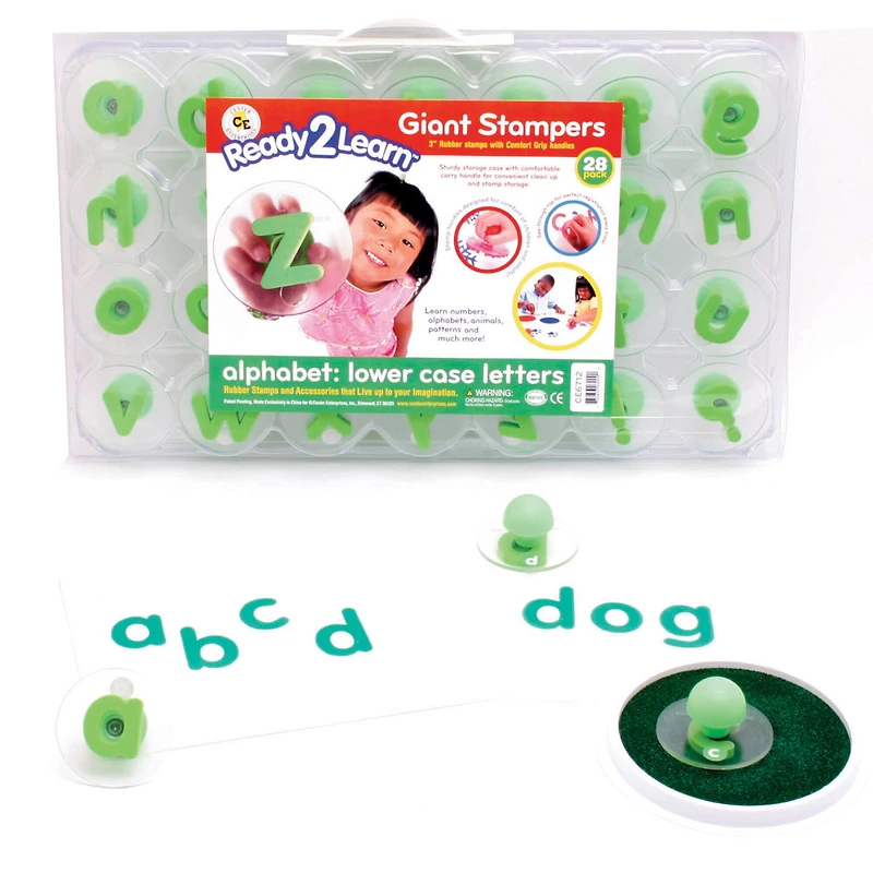 Ready2Learn™ Lowercase Alphabet Letters Giant Stampers, 28ct.