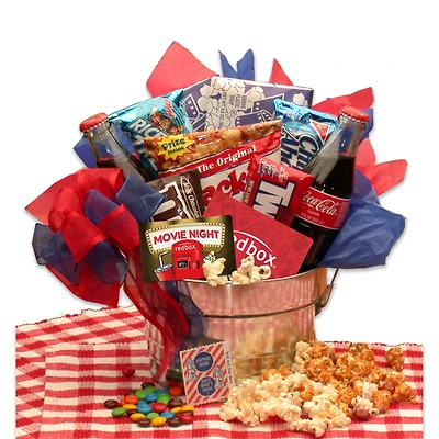Blockbuster Night Movie Pail with Redbox Gift Card