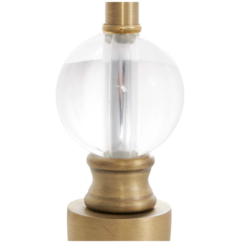 2ft. Gold Metal Inverted Cone Shaped Accent Lamp