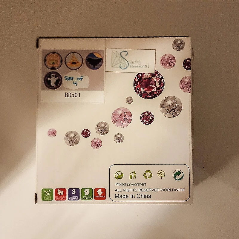 Sparkly Selections' Halloween Diamond Painting Coasters 4 Set