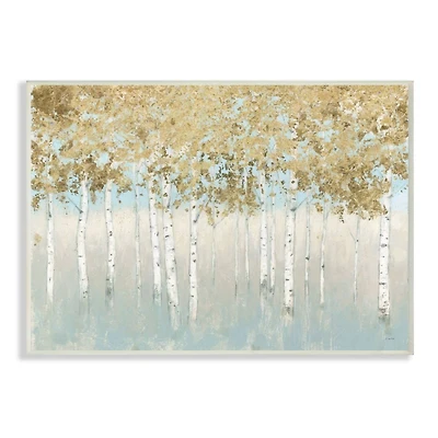 Stupell Industries Abstract Gold Tree Landscape Wall Art Plaque