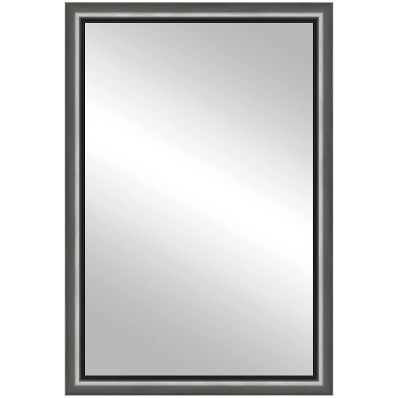 Timeless Frames® Cleo Pewter 24" x 37" Framed Mirror