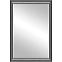 Timeless Frames® Cleo Pewter 24" x 37" Framed Mirror