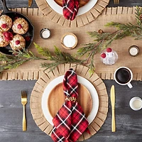DII® Glad Tidings Plaid Napkin Set, 6ct.