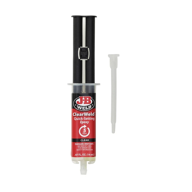 J-B Weld® Clear-Weld™ Quick Setting Epoxy Syringe