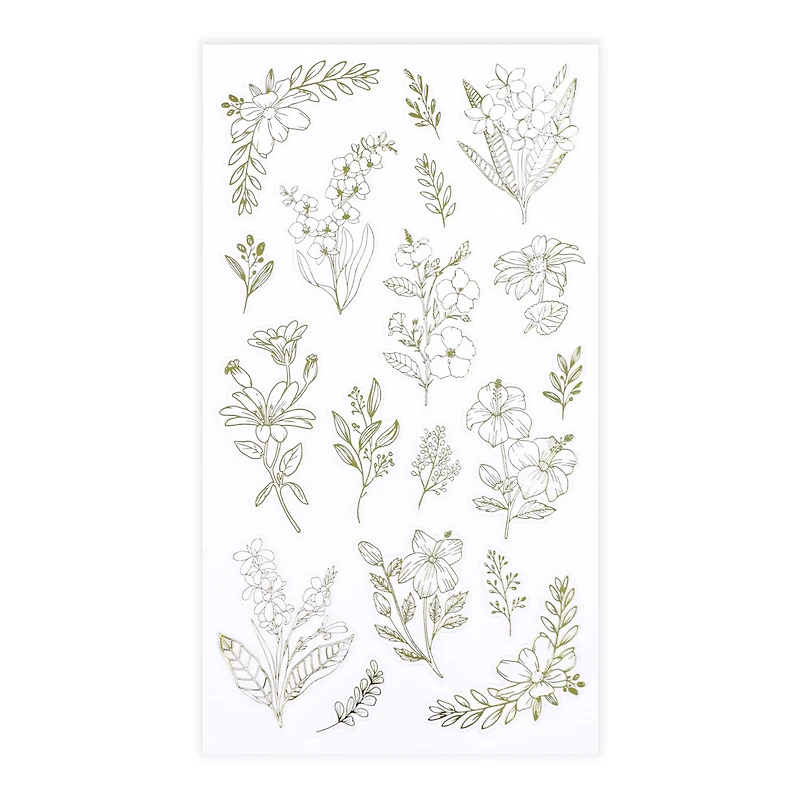 Gold Flower Stickers by Recollections™