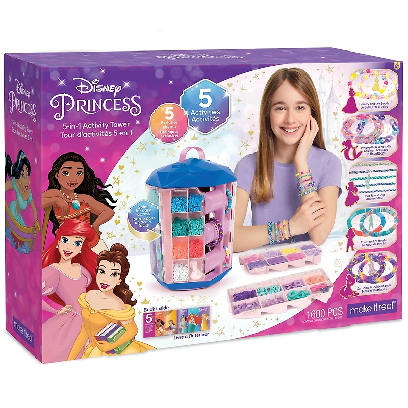 Make It Real™ Disney® Princess 5-in-1 Activity Tower Kit