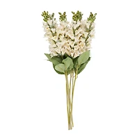 32" White Foxglove Artificial Flower Stem, 8ct.