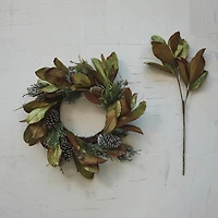 Hello Honey® 32" Green Faux Magnolia Leaf Branch Stem