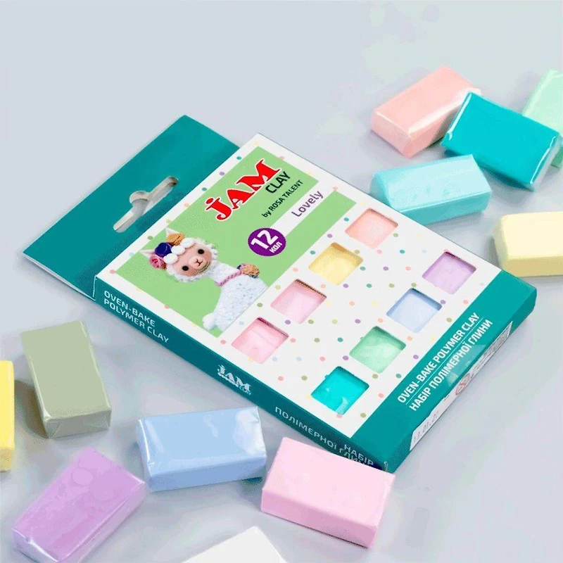 Rosa Talent Jam Clay Lovely Oven-Bake Polymer Clay Set