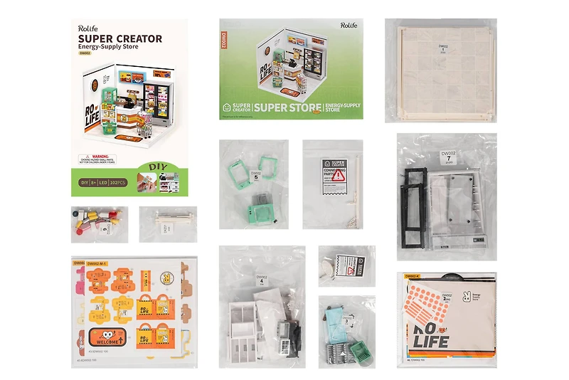 Rolife® Super Creator Energy Supply Store DIY Miniature Kit