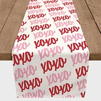 90" XOXO Valentine's Day Table Runner
