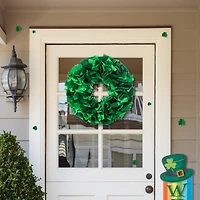 Glitzhome® 19.5" St. Patrick's Day Felt Wreath