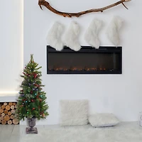 4ft. Pre-Lit Crestwood® Spruce Artificial Christmas Entrance Tree, Twinkly™ LED Lights