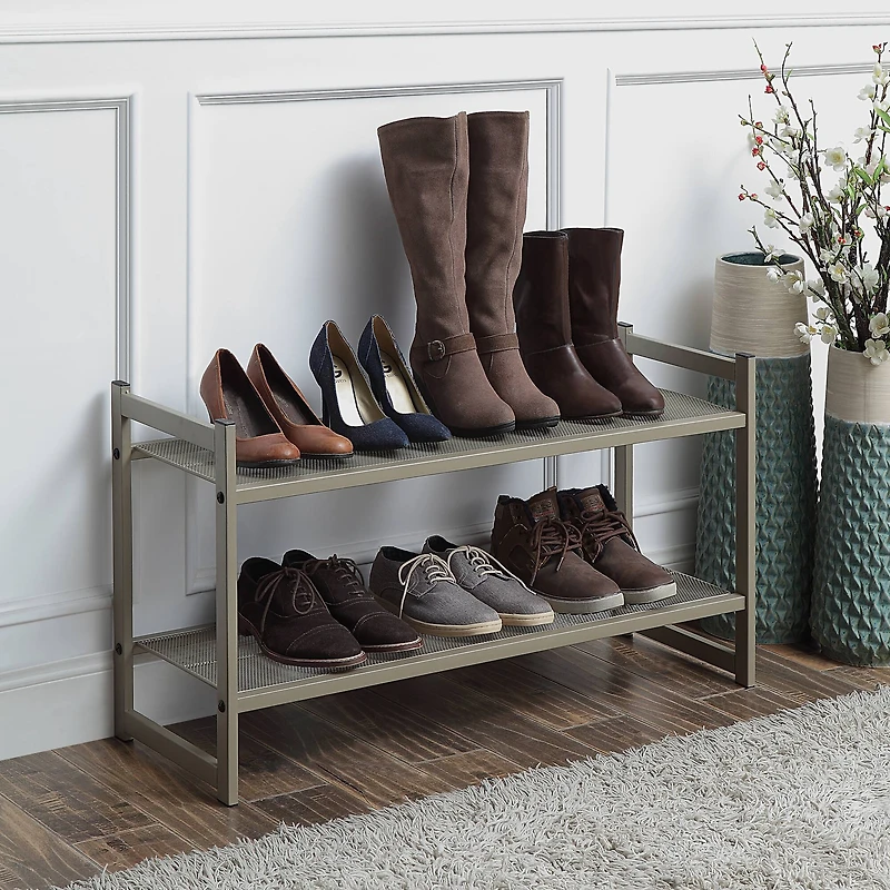 SunnyPoint 2-Tier Mesh Storage Rack