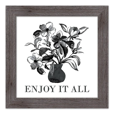 Enjoy It All Western Framed Print