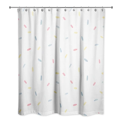Sprinkle Pattern 71" x 74" Shower Curtain