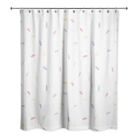 Sprinkle Pattern 71" x 74" Shower Curtain