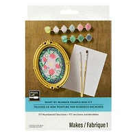 Rose & Thorns Paint-by-Number Framed Mini Kit by Artist's Loft®