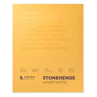 Legion Paper Stonehenge Warm White Paper Pad