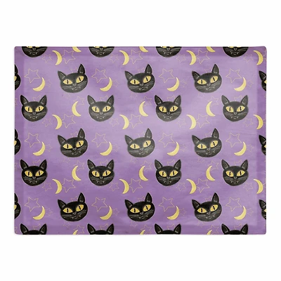 Cat Moon & Stars Pattern Poly Twill Placemat