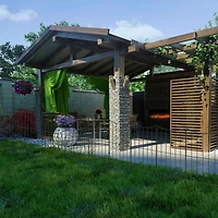 NEX™ 24" Black Lower Arc Garden Fence, 25ct.