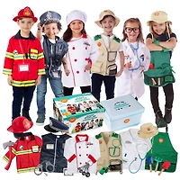 Bintiva Dress Up & Drama Play Deluxe Costume Trunk Set