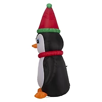 Glitzhome® 8ft. Lighted Inflatable Penguin