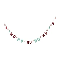 Hello Honey® 10ft. Decorative MDF Banner with Stars, Glitter & "Ho Ho Ho" in Kraft Box