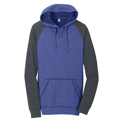 District® Men's Lightweight Fleece Raglan Hoodie