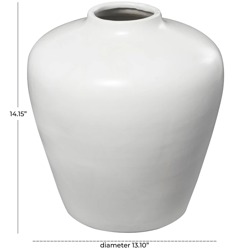 14" Modern Ceramic Vase