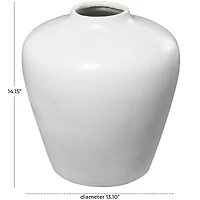 14" Modern Ceramic Vase