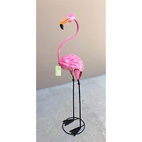 35" Tropical Tango Flamingo Statue