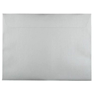 JAM Paper Silver Stardream 9" x 12" Open End Envelopes