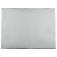 JAM Paper Silver Stardream 9" x 12" Open End Envelopes