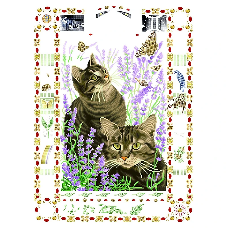 Diamond Dotz® Intermediate Gemini Christie & Zelly Diamond Facet Art Kit