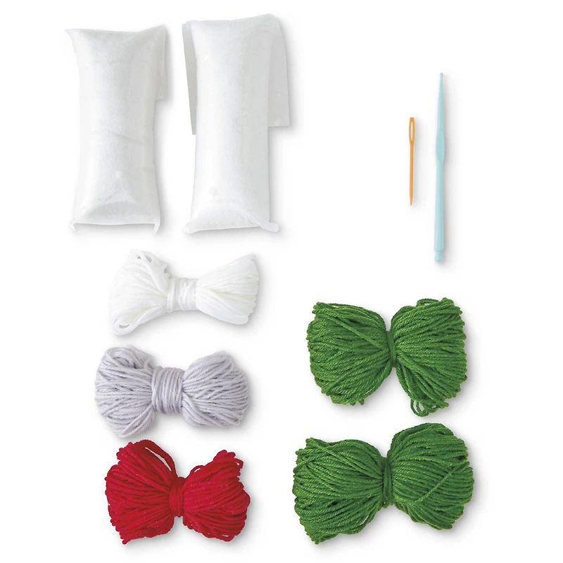 Intermediate Ball Ornaments Amigurumi Crochet Ornament Kit by Loops & Threads®