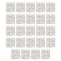 Candy Cane & Peppermints Zipper Treat Bags, 24ct. by Makery™