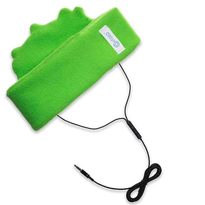 Contixo H1 Adjustable Fleece Headband Headphones, Dinosaur
