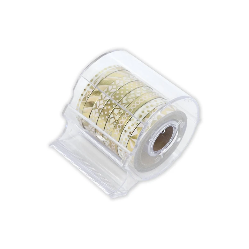 Gold Foil Crafting Washi Tape & Dispenser Set by Recollections™
