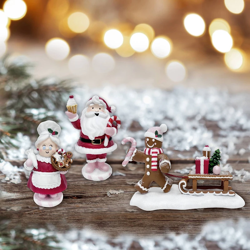 Mini Santa Claus with Cupcake by Ashland®