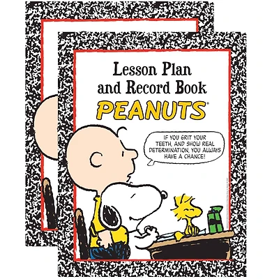 Eureka® Peanuts® Lesson Plan & Record Book, 2 ct.