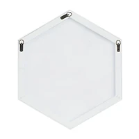 White Contemporary Wall Mirror, 24" x 2" x 21"
